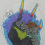 Tavros and Gamzee wolf form