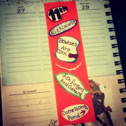 Eleventh Doctor bookmark