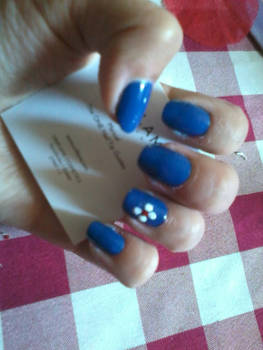 Blue Nails