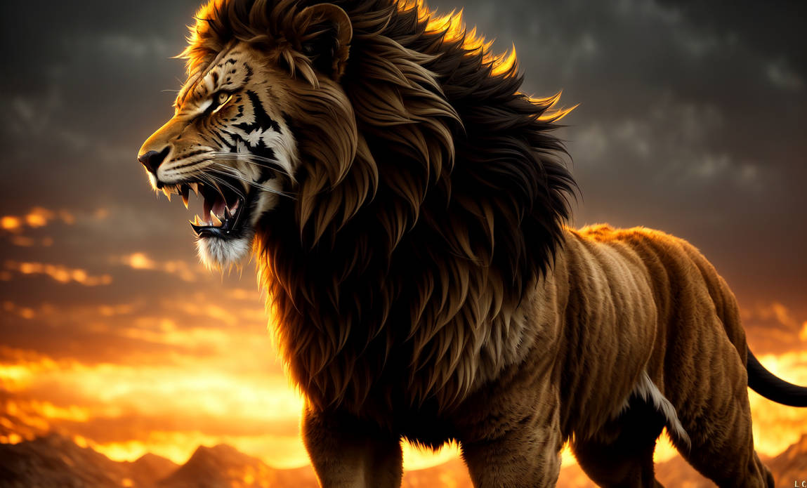epic lion by Neirstx on DeviantArt