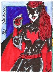 Batwoman Sketch Card