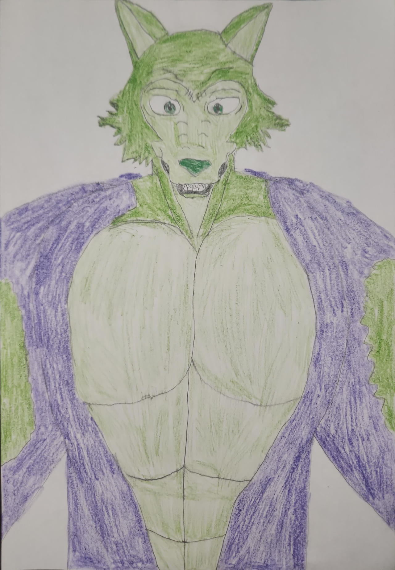 Wulk Mid Wulk Transformation In Yellow Green Phase by FilmBeast85 on DeviantArt