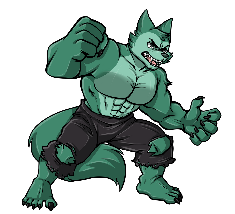 Wulk Wulk Ready To Fight No BG Commission by FilmBeast85 on DeviantArt