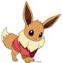 Eevee in a sweater