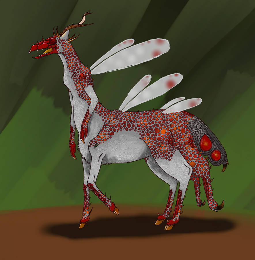 Monstrous creature entry by DrawingShadow