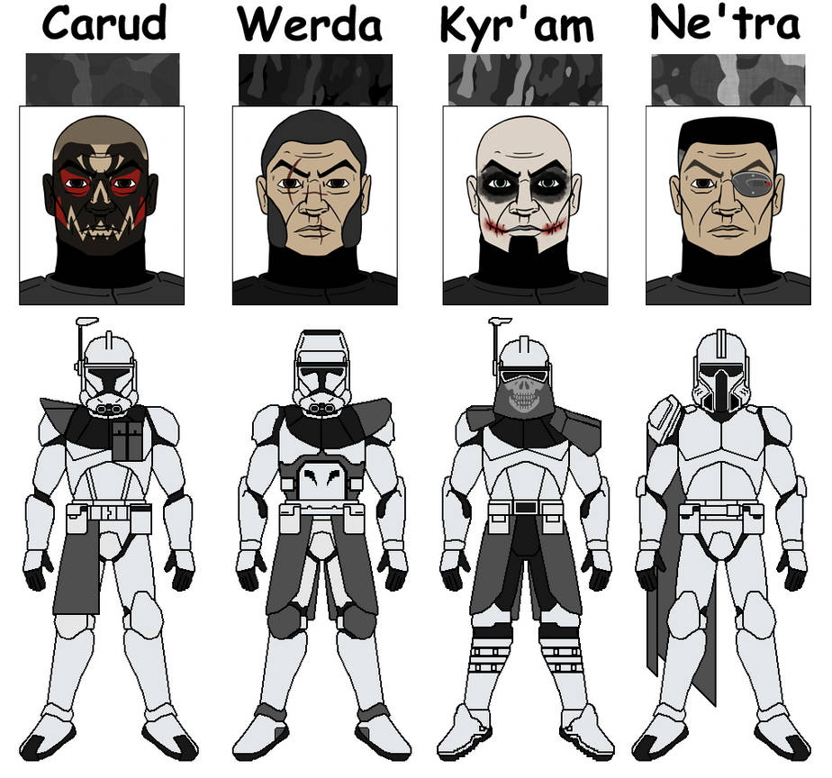 Clone Commanders by PD-Black-Dragon on DeviantArt