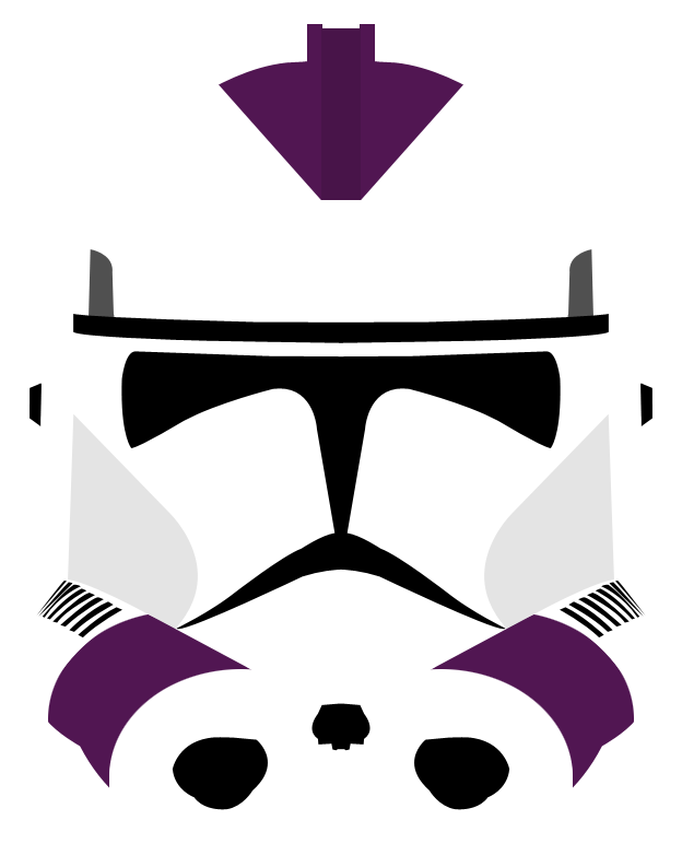 clone cadet helmet icon SW Trooper Sticker Decal Notebook Car Laptop 5.25"x5.5" (Color) Ashoka Clone Helmet PNG -