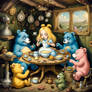 Alice and The Care Bears Share Some Porridge