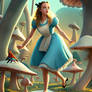 Alice On Mushrooms