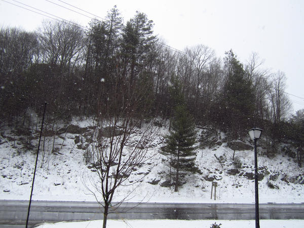 Snow in Blowing Rock, NC