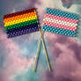 Beaded Pride Flags