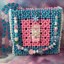 Sylveon Inspired Kandi Beaded Purse Bag