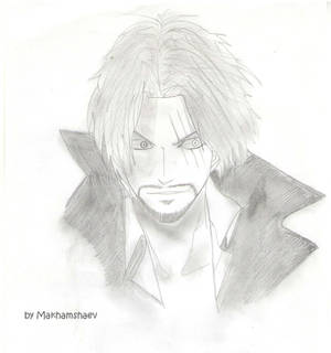 shanks, one piece, fan art