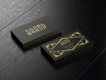 Art Deco Business Card