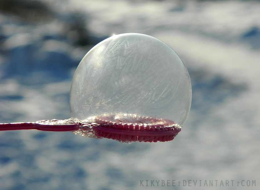 Bubble Fun in Winter