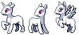 Male pony icon bases (free)