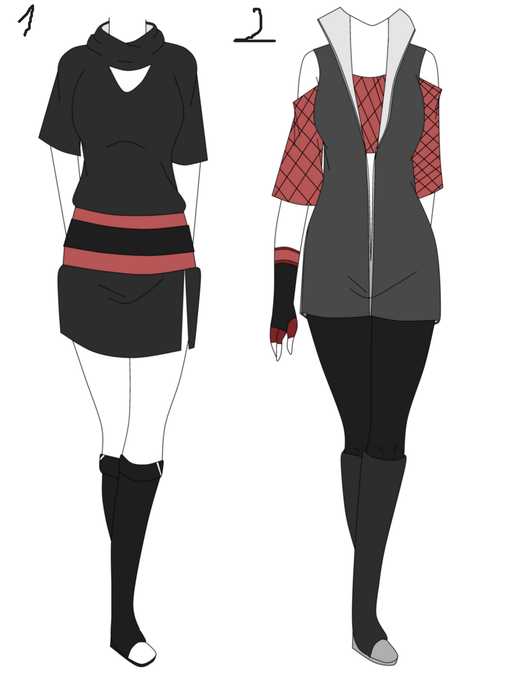 Naruto Outfit aution adoptable batch 2 (OPEN)