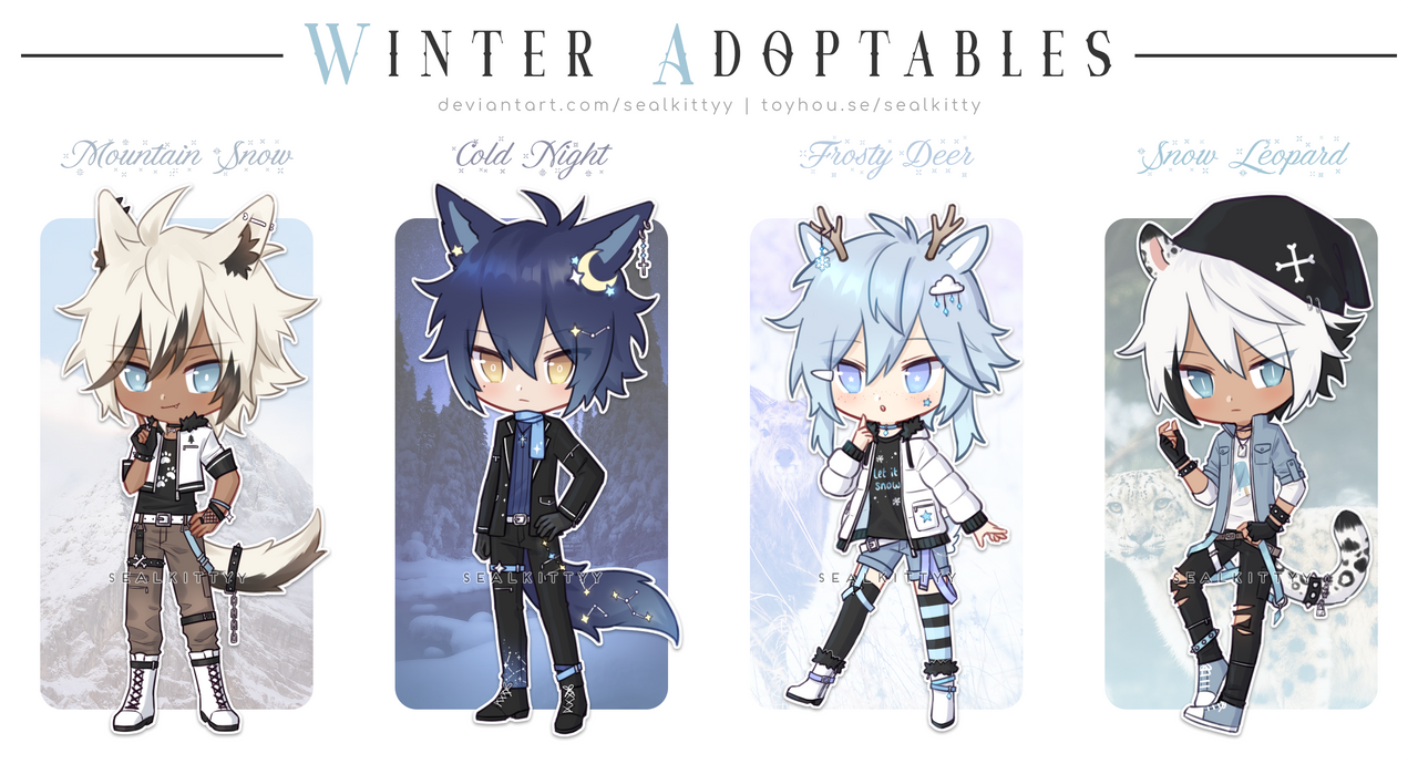 _48h_auction_open__winter_adopts_by_seal
