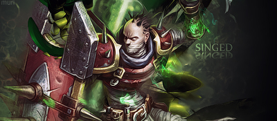 Singed -League Of Legends Sign