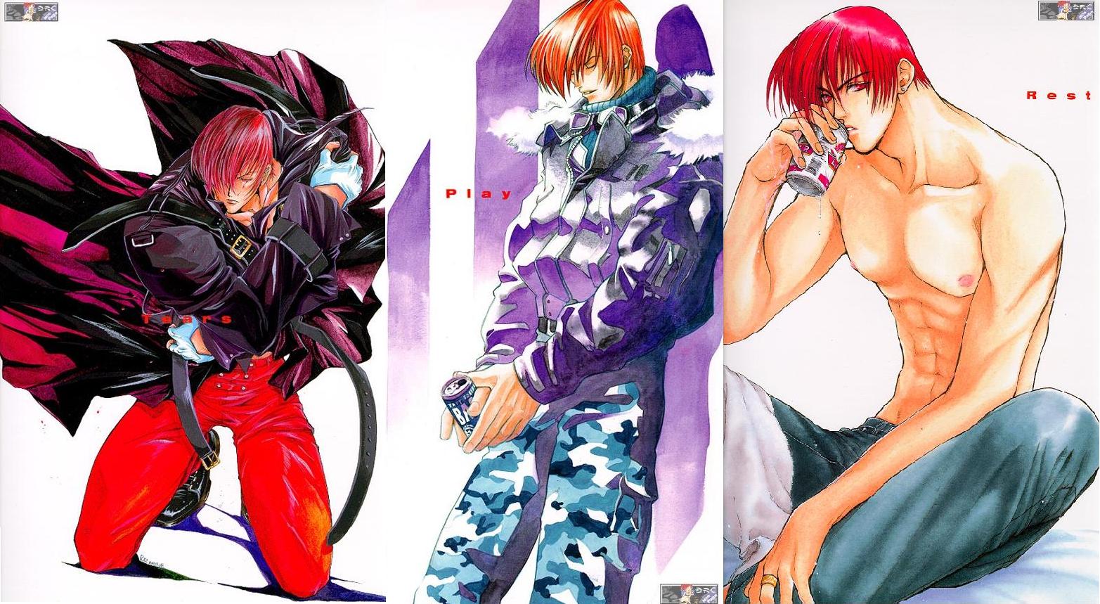 Iori Yagami TKOF 2002 Portrait Remake by AlexR0OT on DeviantArt