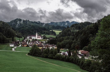 view over Fischingen, Switzerland