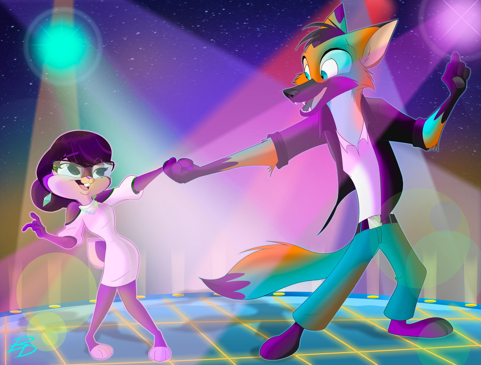 Rabbit Month Day 30- Claire and Max Dancing by BlueDragon0812 on DeviantArt