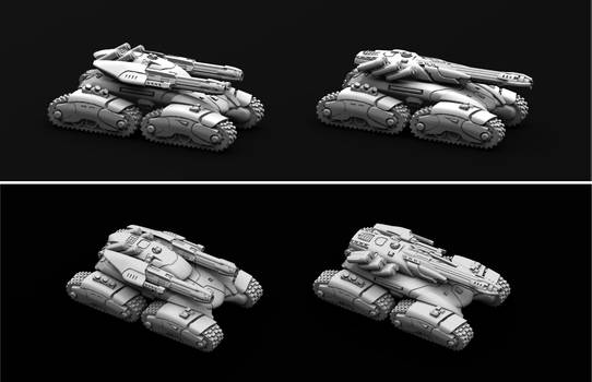 Marhaf Legion Heavy Assault Tank both variants