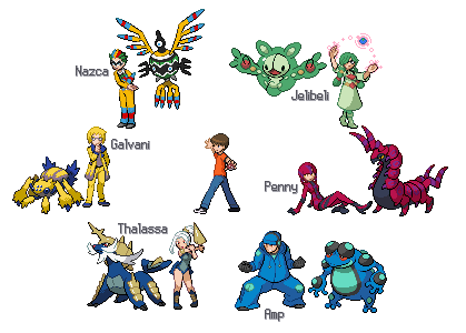 All Hoenn Trainers by BrendanBass on DeviantArt