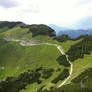 White Paths in Mountains