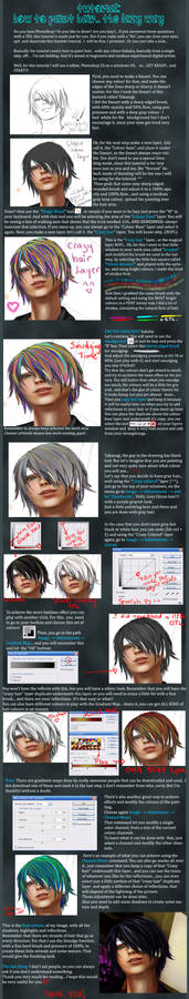 TUTORIAL: Painting hair