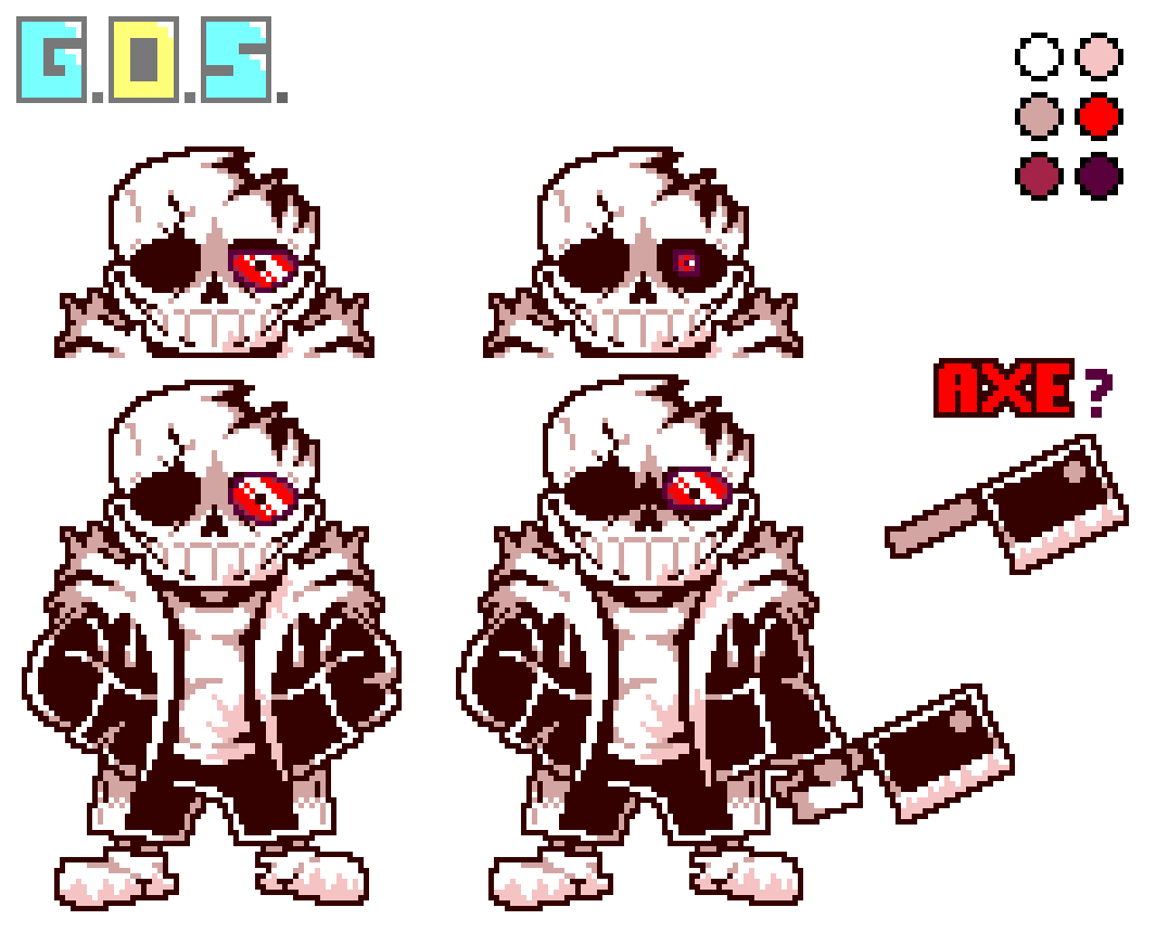 Pixilart - Horror Sans Sprite by bloodtale