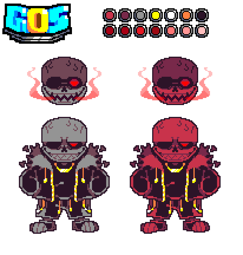 Underfell Sans Battle (Colored) v1.5- Genocide - Studios