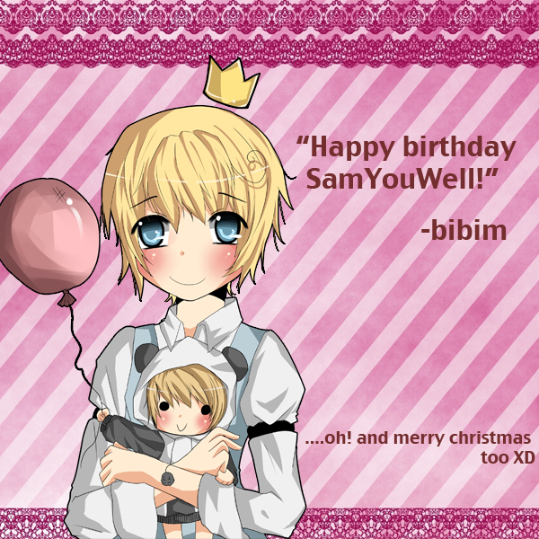 Happy birthday Samyouwell