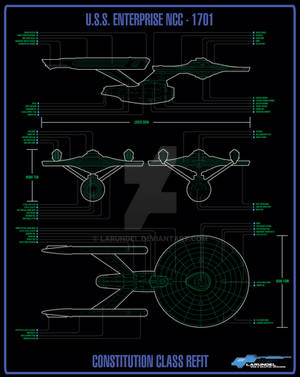 Connie Class Refit Blueprint by larundel Connie Class Refit Blueprint by larundel