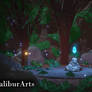 Blender Challenge: Forest of the Night Sprites