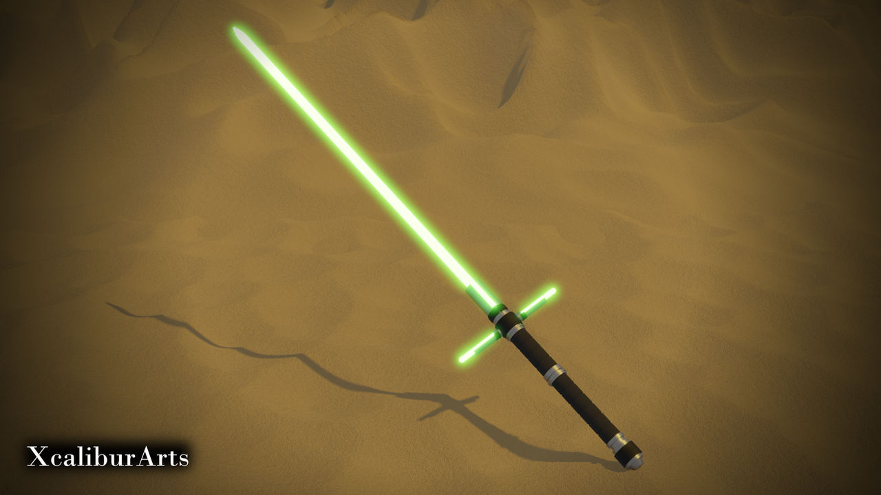 Cross Guard Lightsaber Render (May the 4th)