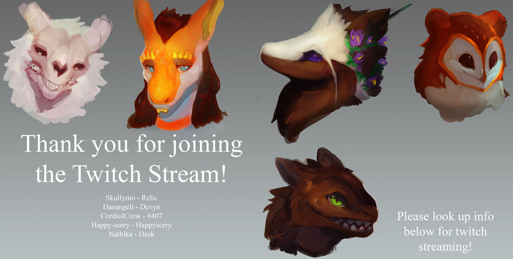 Twitch Stream Special - Bust shots by Hap-py on DeviantArt