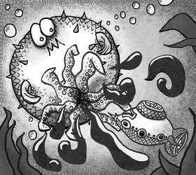 Blowfish Octopus
