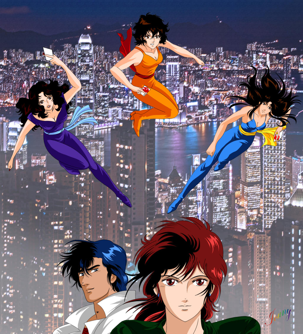 City Hunter Et Cat S Eye By Jouny974 On Deviantart City Hunter Et Cat S Eye By Jouny974 On Deviantart