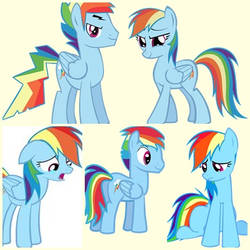 Rainbow dash And Rainbow blitz