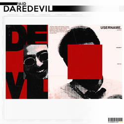 PAID TEMPLATE : DAREDEVIL BY KLAUSSSILVER