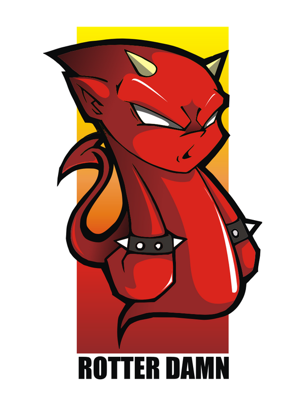 Sticker design by Rotter-Damn Sticker design by Rotter-Damn
