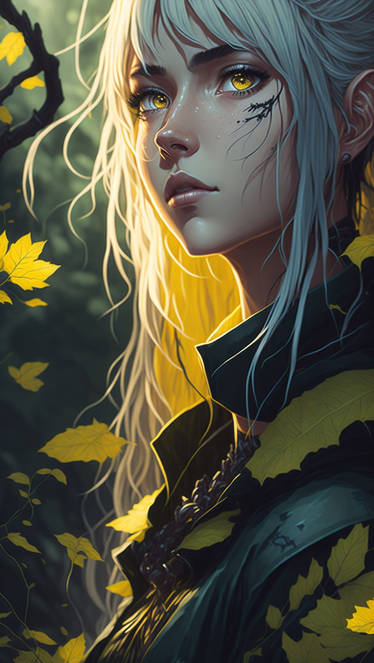Yellow anime eyes by SetWay7 on DeviantArt
