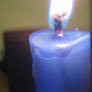 blue candle