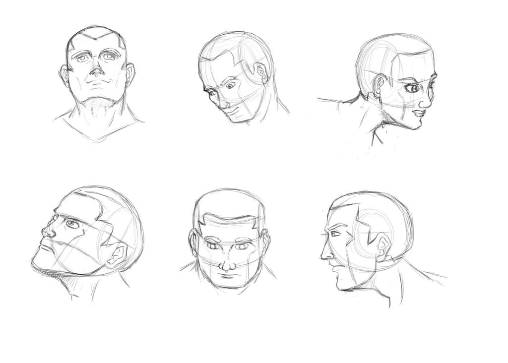 Head Angle Practice by violacious on DeviantArt