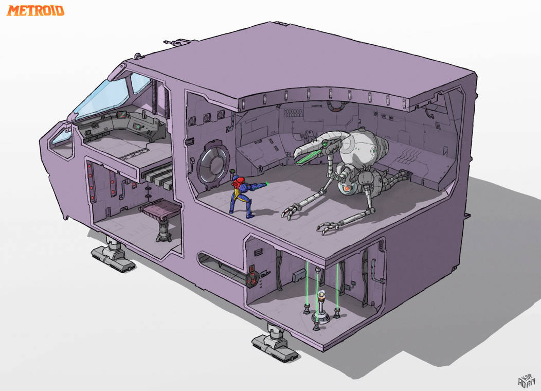 Metroid Mecha Ripley Metroid Zero Mission Mecha Ridley diorama by AKopArt on DeviantArt