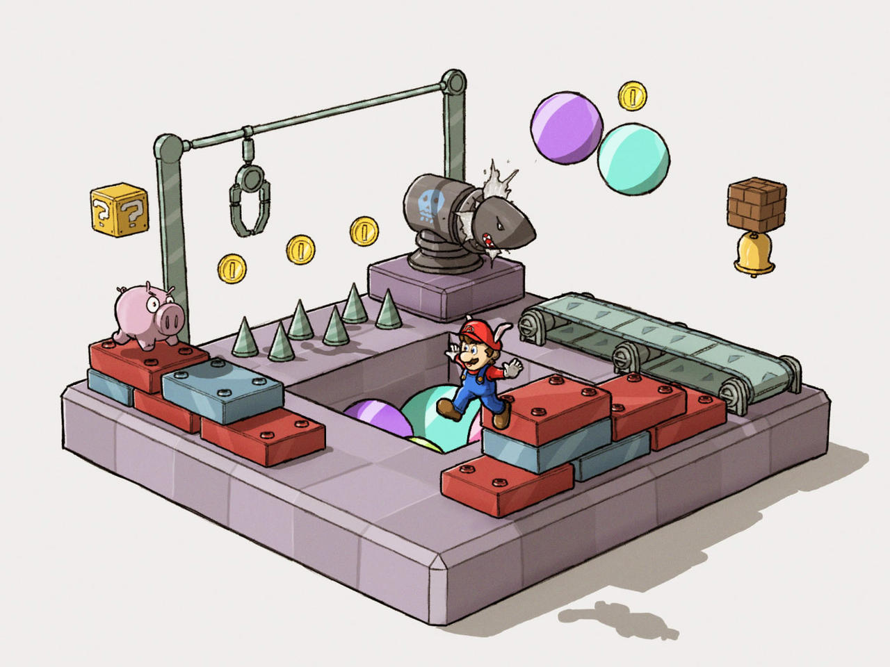 Mario Razotne Super Mario Land 2: Mario Zone level by AKopArt on DeviantArt