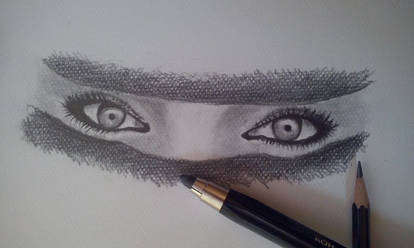 Eyes drawing by kasart200