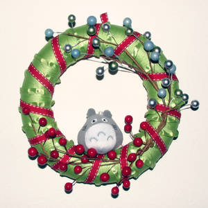 Totoro wreath