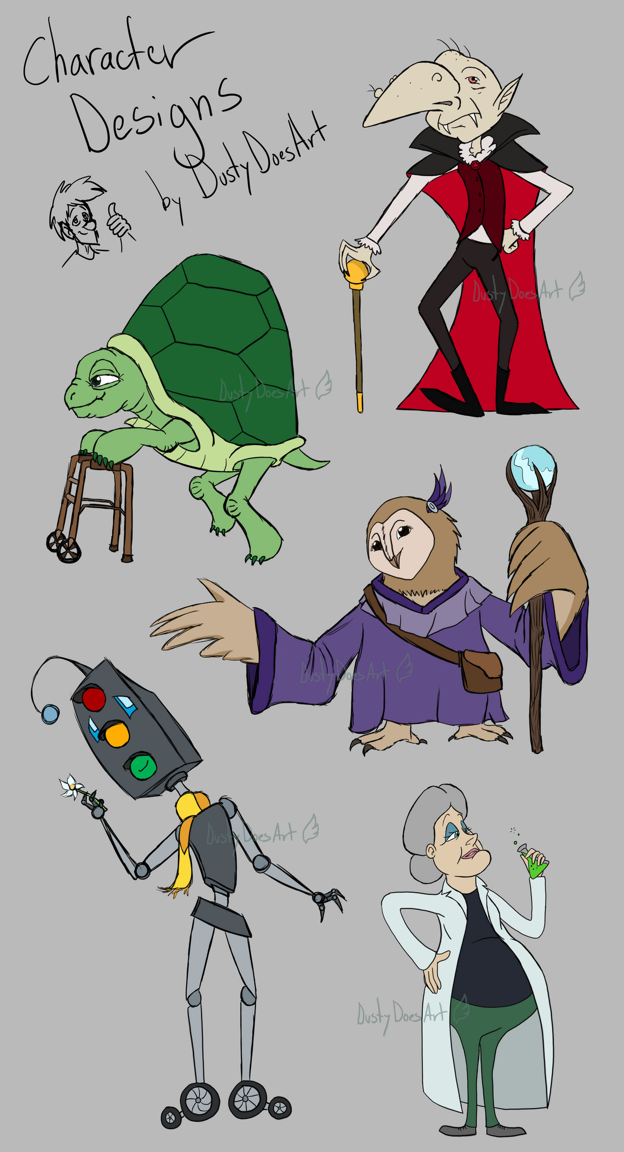 Character Design Project by DustyDoesArt on DeviantArt